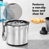 OXO OXO Ice Bucket and Tongs Set - Brushed Stainless