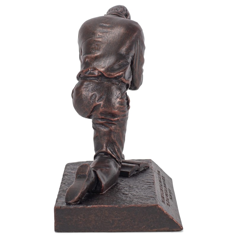 Lighthouse Christian Products Praying Man Seeking God Bronzelike Finish 4.5