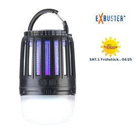 Exbuster Mosquito Light: 2-in-1 UV Insect Killer and Camping Lantern with Battery, Dimmable, USB (Mosquito Lamp, Camping, Mosquito Light, Awning)