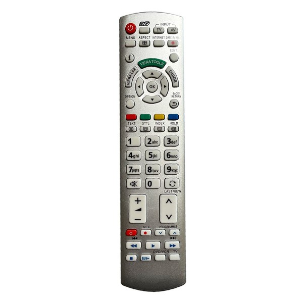 Aurabeam Replacement Remote Control for Panasonic N2QAYB000572 TXL32ET5B, TXL32ET5E, TXL32ET5Y,