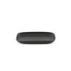 Hanseküche Mezzeteller Stoneware Set of 4 Appetizer Plates Rectangular Black