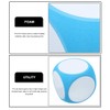 STOBOK Writable Solid Dice Blank Wipeable Large DIY Learning Supplies