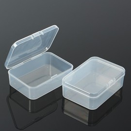 Rectangular small storage mini plastic storage case 2p set 4ea