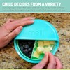 melii Spin Snack Container - BPA-Free, Dishwasher Safe Snack Container