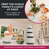 FineDine Stainless Steel Mixing Bowls Set with Lids, Home Kitchen