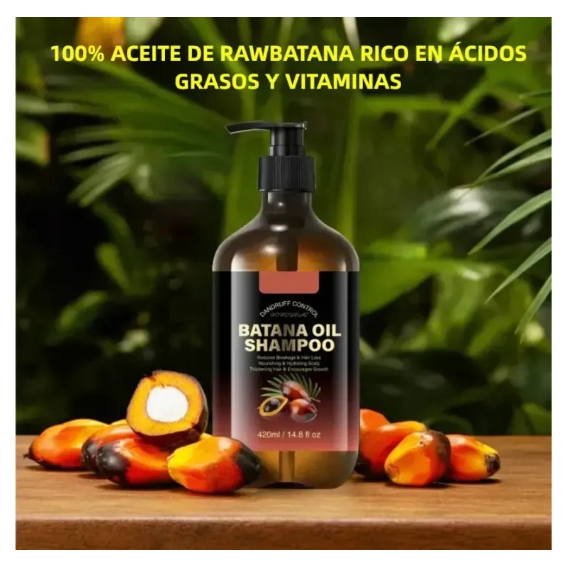2pcs Batana Oil Shampoo, Batana Shampoo With Rosemary Extract, Champú