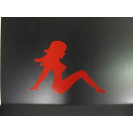 Proven Design Products FORD RANGER Truck Flap Splash Guards, Mud Guards_TRUCKER GIRL_RED_FORD