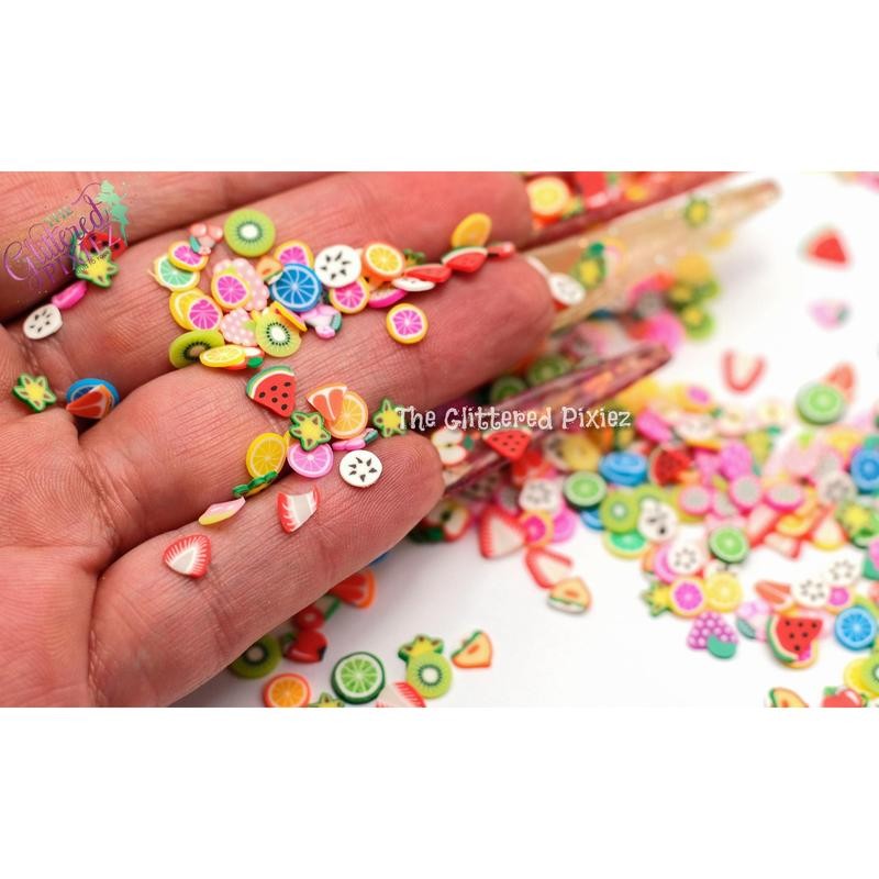 FRUIT SALAD Clay slice mix- - size: 1/2 ounce