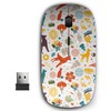 KAWAMOUSE 2.4G Ergonomic Portable USB Wireless Mouse for PC, Laptop,