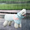 Dog Raincoat | Large Dog Raincoat Waterproof,Windproof Jacket with Removable