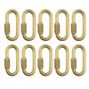 BNYZWOT Brass Quick Links D Shape Locking Quick Chain Repair