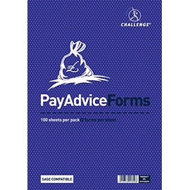 Challenge Pay Advice Form Pad (100 Sheets)