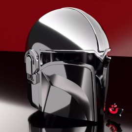 Custom Manalorian Helmet with Visor - Scaled to Fit! - Khan Baize