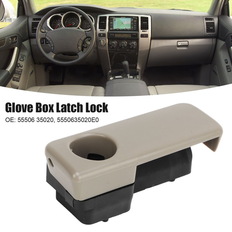 Glove Box Latch Lock 5550635020E0 Brown Flexible Compact Structure Latch