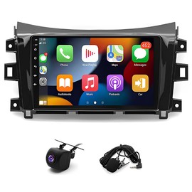 2+32G Android 13 Car Radio for Nissan Frontier Navara NP300 2016-2019, 9 inch Touchscreen Radio Double Din Car Stereo Bluetooth Wireless Carplay Android Auto GPS Navi WiFi DSP FM/RDS AHD Backup Camera