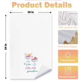 SkipTiger Mahjong Cocktail Kitchen Towels, Gifts for Mahjong Lovers Players Women Dish Tea Towels for Kitchen Bar Cart Decor, Cocktail Lovers Gifts Decorative Hand Towel,16x24 Inches