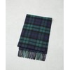 Nano Universe 668-4241202 Men's Soft Cashmere Blend Check Scarf, 060