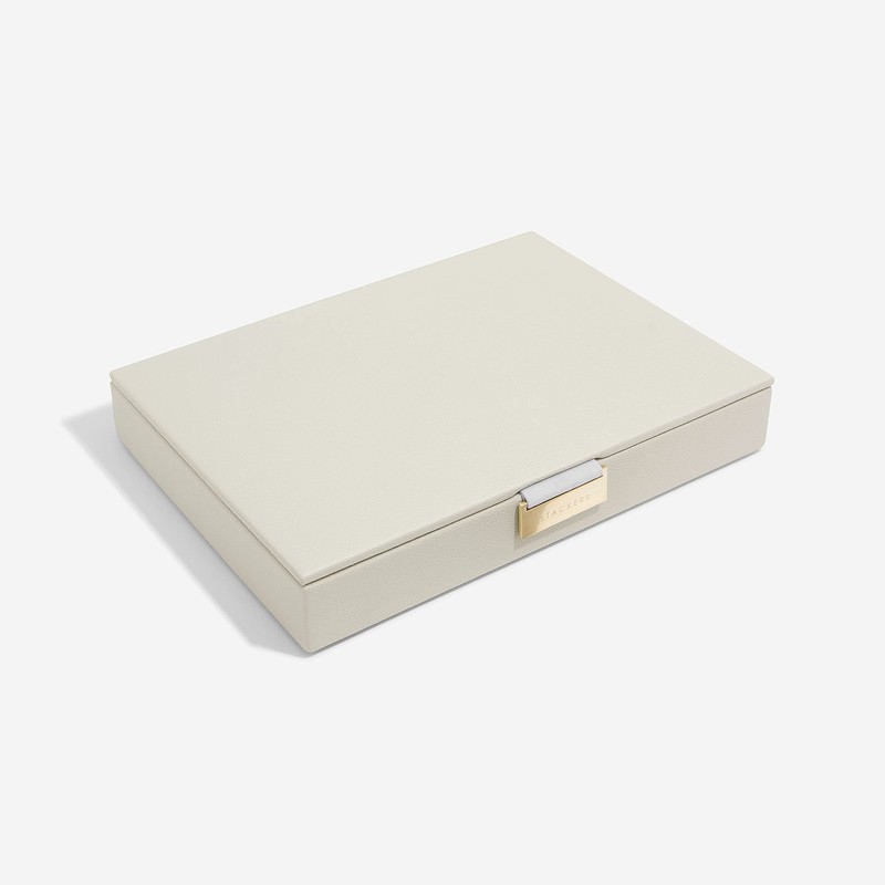 Stackers Oatmeal Classic Medium Jewellery Box Lid