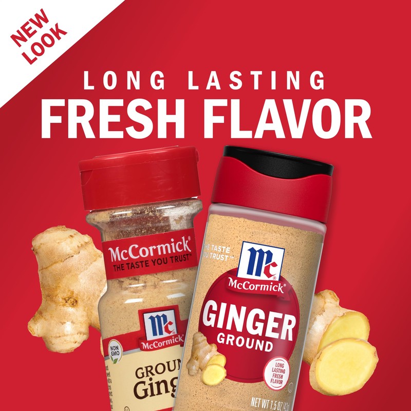 McCormick Ground Ginger, 1.5 oz (Pack of 6)