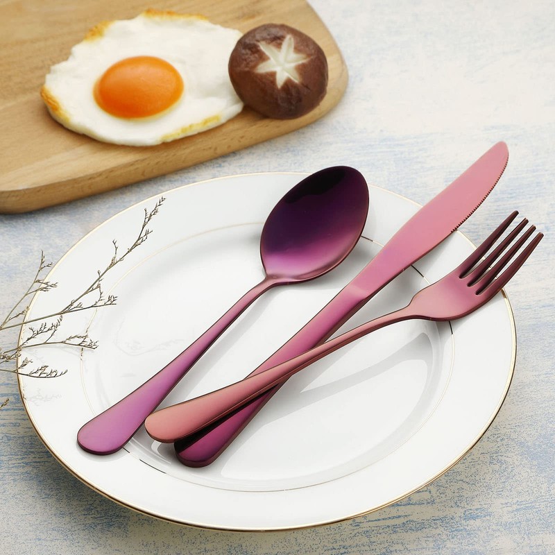 Portable Travel Utensils, Reusable Silverware with Case for Fixing Tableware,