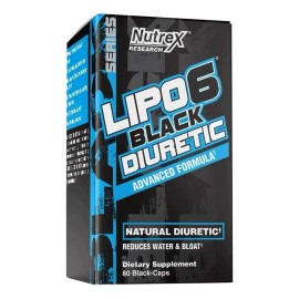 Nutrex Research - Lipo-6 Black - Diuretic Termognico - 80 Cpsulas - Sin sabor                                                                         