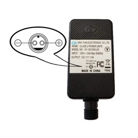 12Vdc 1.5A Replacement Inflatable Adapter UL or ETL Listed 1500mA Power Supply Transformer for Holiday Blow Ups Christmas LED Yard Decorations Halloween Garden Inflatables Outdoor 12V 1.50Amp