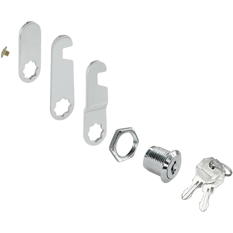 4 Sets of Cabinet Locks with Keys for Mailbox, Drawer