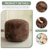 HIGOGOGO Pouf Stuffed Ottoman Round Modern Foam Filled Foot Rest