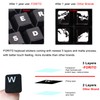 2PCS Universal Arabic Keyboard Stickers, Matte Replacement Arabic Keyboard Stickers