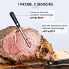 Wireless Meat Thermometer with Four-Clover Probe, 500FT Smart Meat Thermometers