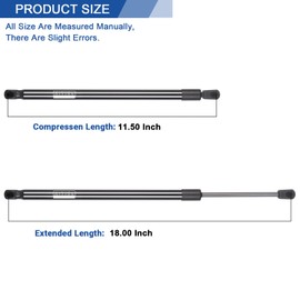AiYiGu 7018 Front Hood Struts Shocks Lift Supports Gas Springs Compatible with Dodge 2011 2012 2013 2014 2015 2016 2017 Ram 1500 2500 3500 4500 5500, Pack of 2 PCS Replaces PM3420 SG314074