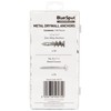 Blue Spot 40572 100 PCE Assorted Metal Drywall Anchor and