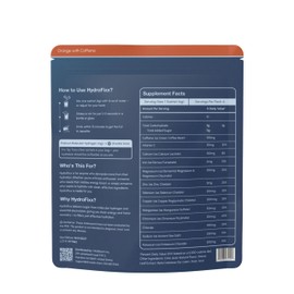 Dr.Water HydroFixx Hydrogen + Electrolytes Mix - Variety Pack | H2 Hydration with Molecular Hydrogen, Sodium, Potassium, Magnesium | LemonLime, MixBerry, Orange Caffeine | 6 Count (6, Orange Caffiene)