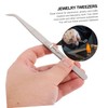 Healeved Tweezers 2 Pack of Stainless Steel Tweezers Suction Tip
