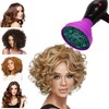 WAJIAYON Universal Collapsible Hair Dryer Diffuser Attachment-Foldable Portable Travel and