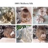DISANGNI Silk Hair Scrunchies for Frizz&Breakage Prevention, Pure 22Momme100% Mulberry