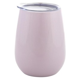 Wine Tumbler Glasses with Lid Stemless Double Wall Vacuum Stainless Steel Travel Tumbler Keeping Cold & Hot for Wine,Coffee,Cocktails,Drinks-Family and Gifts, Lilac