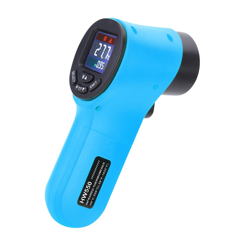 Handheld -50~550℃ Infrared Thermometer 12:1 Targrt Positioning Non-contact Temperature Meter