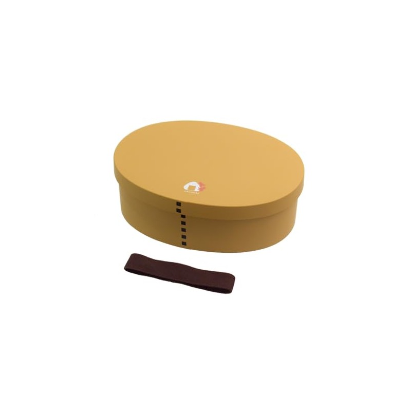 Sabu 413216 Wappa Oval Lunch Box, Large, Beige, Capacity: 28.7