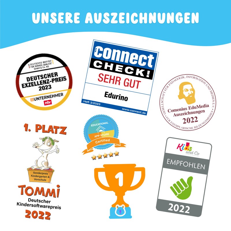 Edurino Robin Starter Set Numbers & Quantities from 4 Years