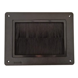 ARM FLOOR Raised Floor Airflow Management Cable Seal Brush Grommet (1 Pack), Black, 282 x 211 x 50mm