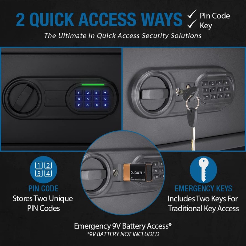 Barska 1.2 Cu. Ft Digital Keypad Safe – LED Interior