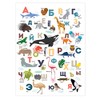 Russian Animal Alphabet ABC Poster