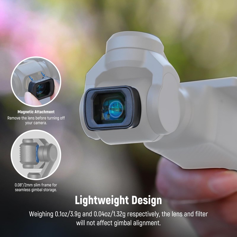 NEEWER Filter Set (3 Pack) with 0.75X Wide Angle Lens