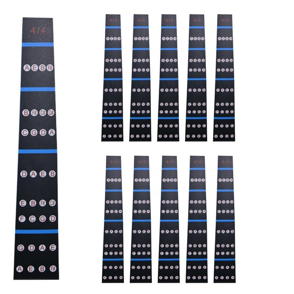 TRADERPLUS Violin Sheet Music Sticker Violin Finger Guide with Fretboard