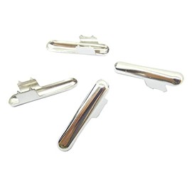 GSHLLO 100 PCS Metal Barbs Elastic Barbed Cord Fastener Cord Locks Ends Crimp for Masks Binding Hanging