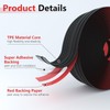 10Ft Stair Nosing Stair Edge Trim, Stair Nose, Non-Slip Self