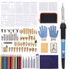 Wood Burning Kit with 105Pcs Soldering Iron Tips Multifunctional Wood