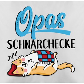 Cushion Cover – Grandpa Grandfather – Grandad Snoring Corner – Black/Blue – 50 x 50 cm – Red – Gifts for Grandpa Gift Snoring Place Cushion Cover Cushion Grandad Gurli Grandpa Grandfather