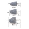 Luo ke 80 Grit 3 Different Shapes Head Mounted Stone